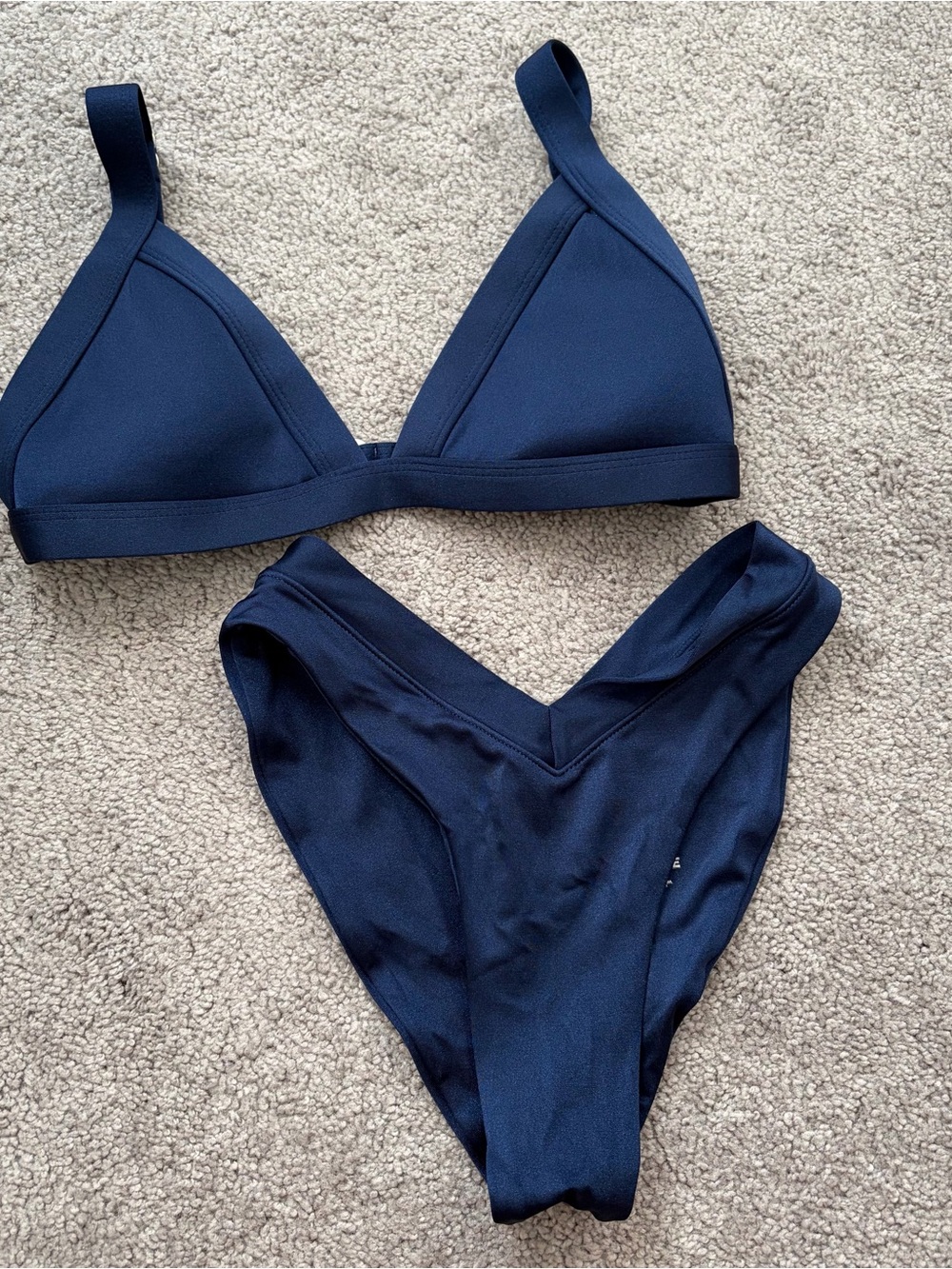OneOne Navy Triangle Bikini Set